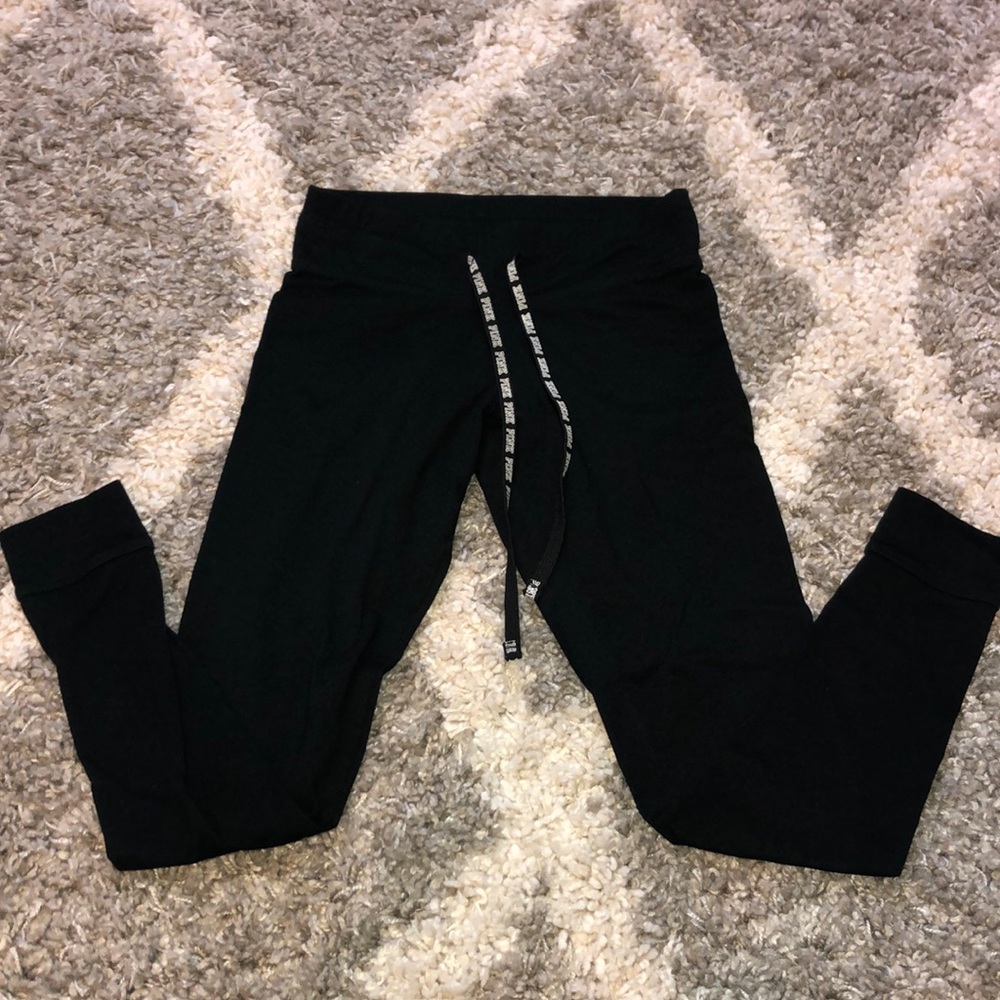 PINK Victoria’s Secret black leggings XS